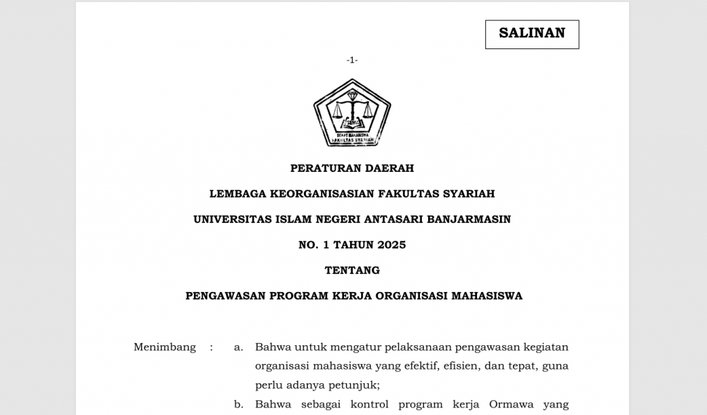 perda no 1 tahun 2024